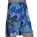 Men's 100%Polyester Pritned Beach shorts