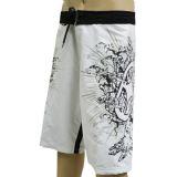 Men's 100%polyester Satin board shorts