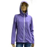 Women's Needle Drop Fleece Hooded Sweat Jacket